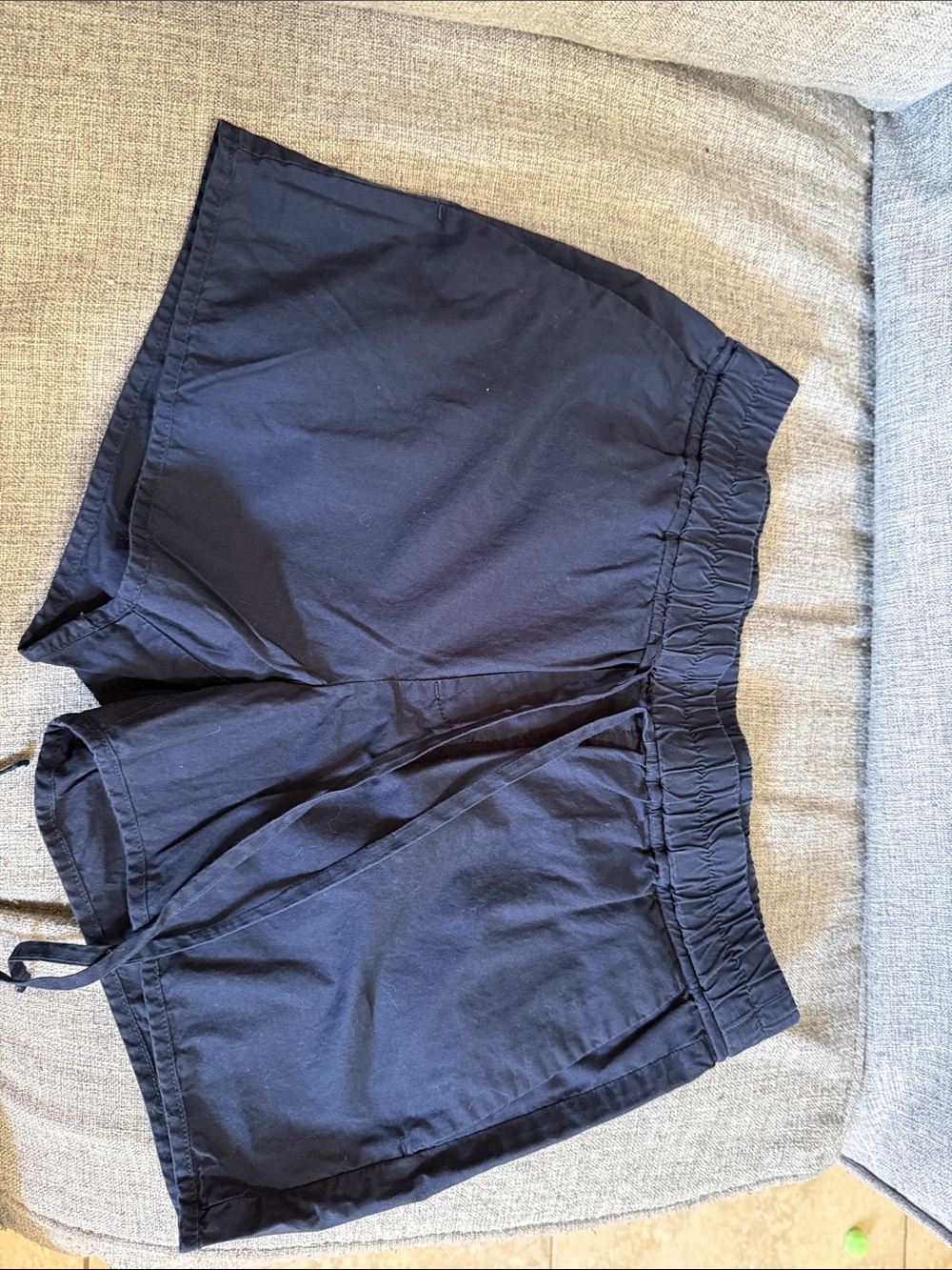 Banana Republic Navy Elastic-Waist Athletic Shorts